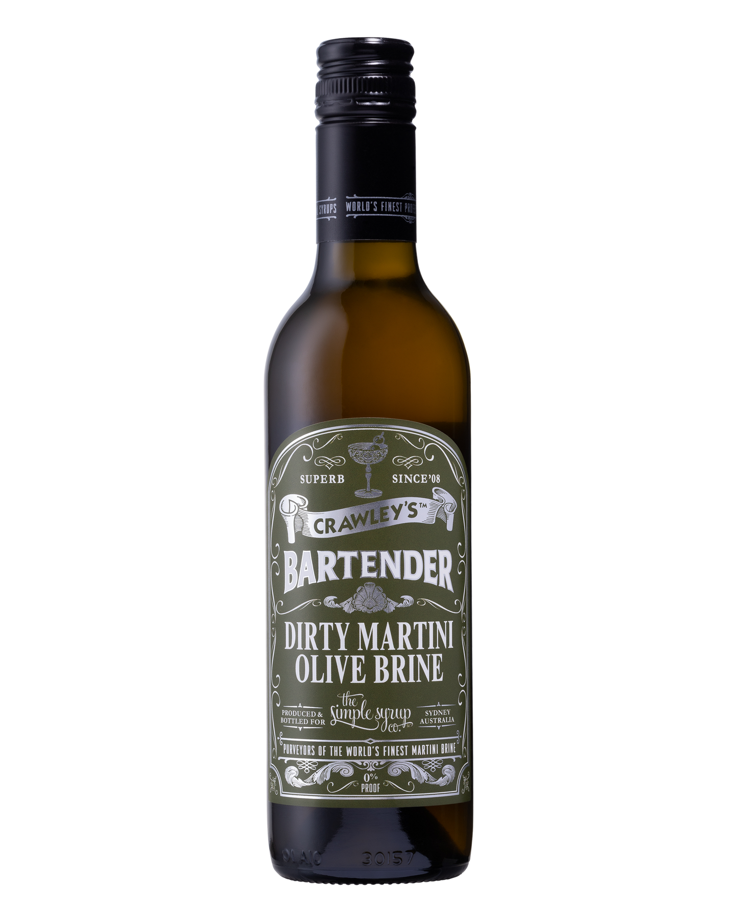 Crawley's Dirty Martini Brine 375ml 0%