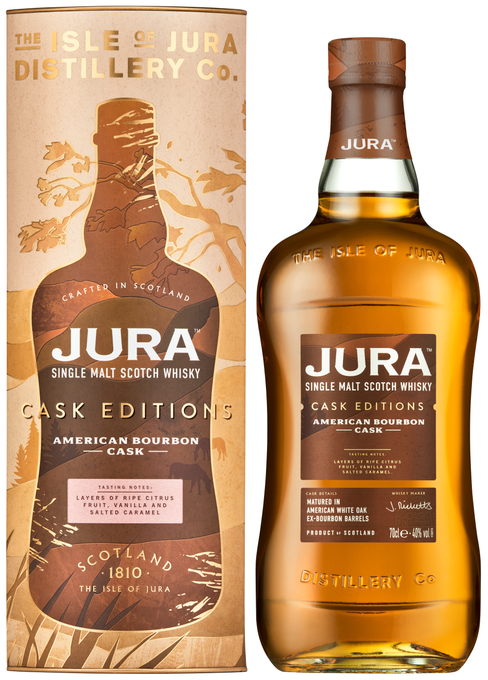 Jura Bourbon Cask Whisky 700ml 40%
