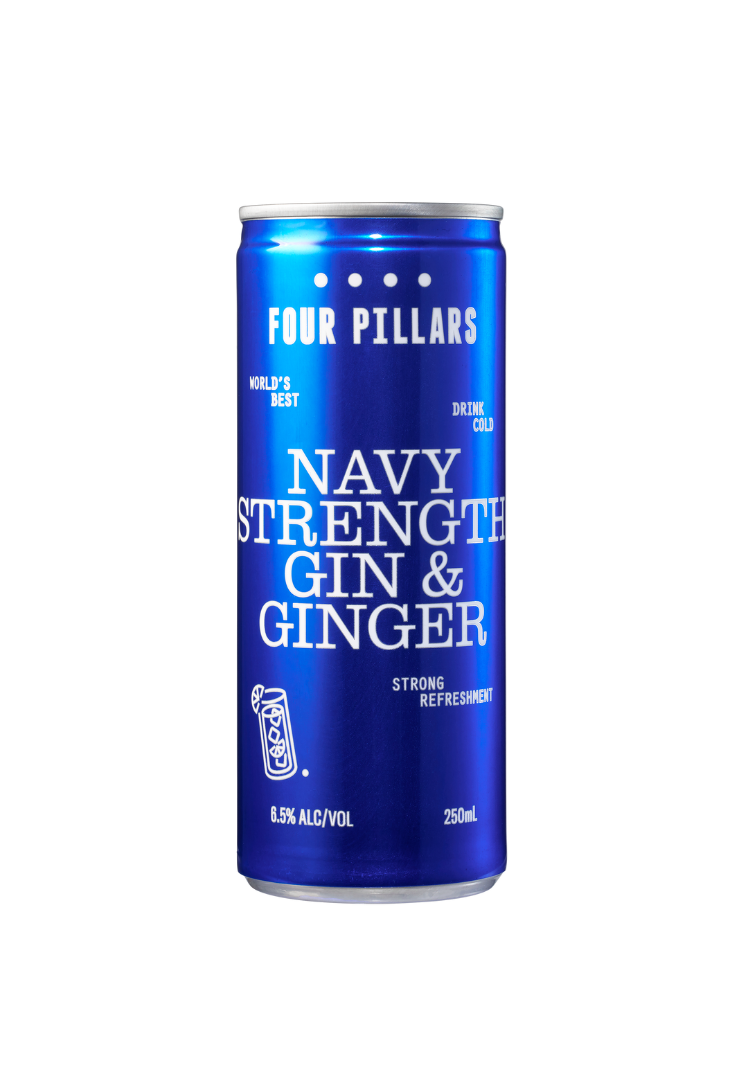 Four Pillars Navy Strength Gin and Ginger
