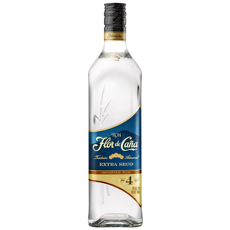 Flor de Cana 4YR Extra Seco White Rum 700ml 40%