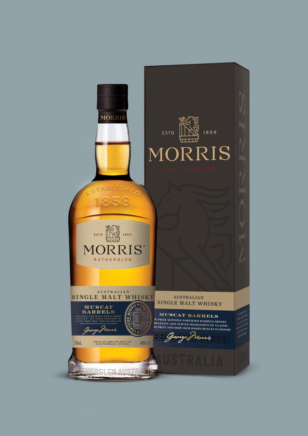 Morris Smoked Muscat Barrel Whisky 700ml 48.3%