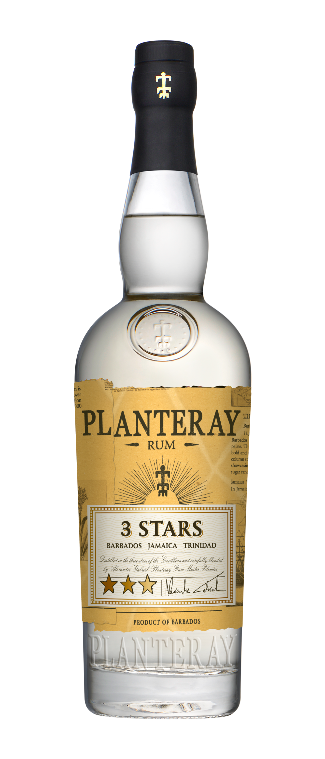 Planteray 3 Stars White Rum 700ml 41.2%